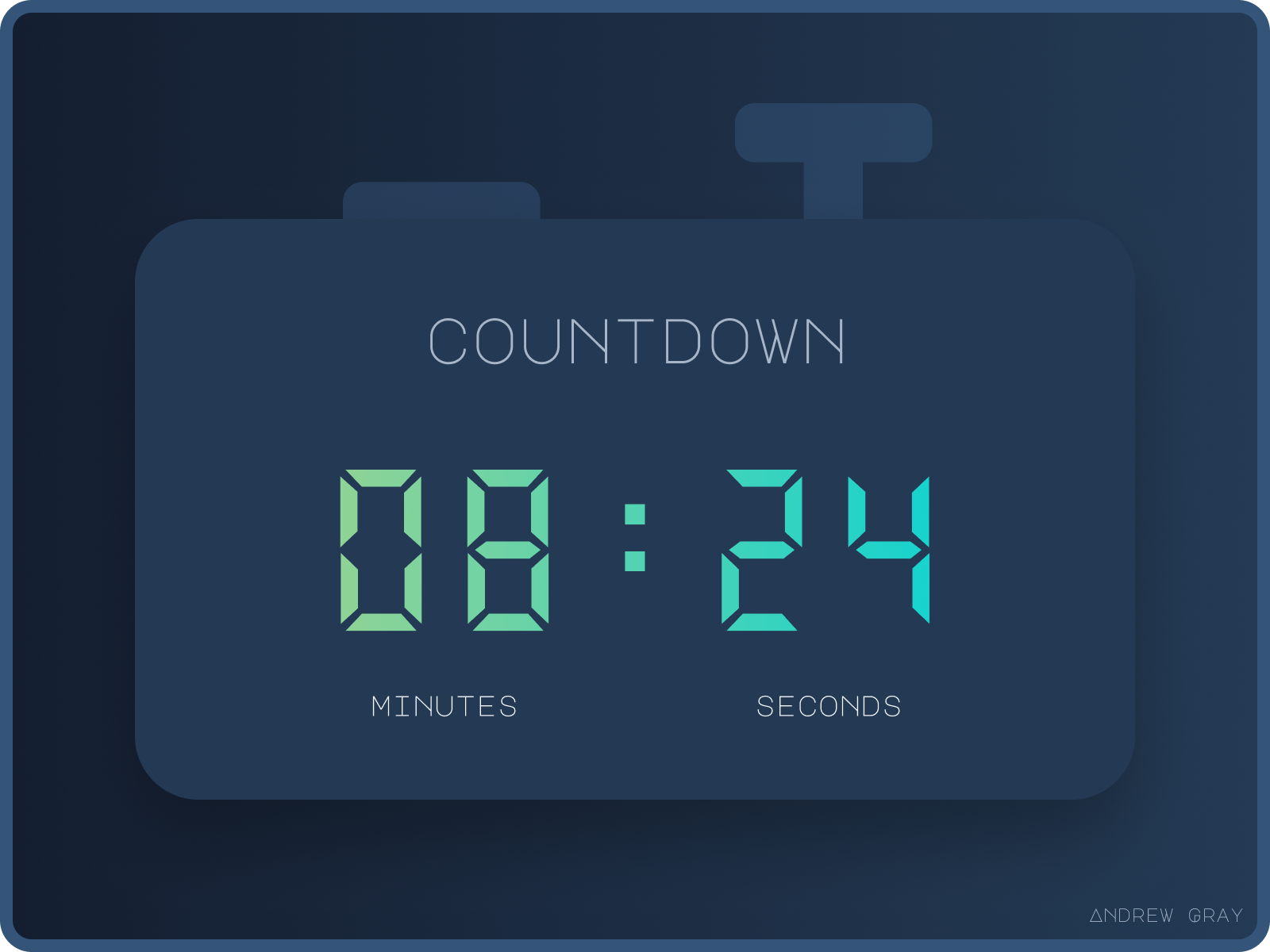 digital countdown timer