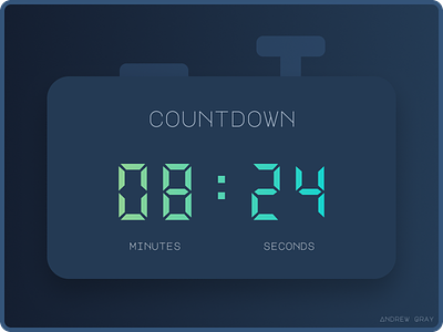 Daily UI 014 - Countdown Timer v2 014 countdown countdown timer daily ui 014 dailyui dailyuichallenge design figma timer ui ui ux ux