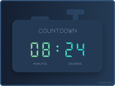 Daily UI 014 - Countdown Timer v2