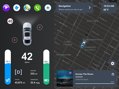 Daily UI 034 - Car Interface 034 100daychallenge app car car interface daily ui 034 dailyui dailyuichallenge design figma interface ui ui ux ux web web app