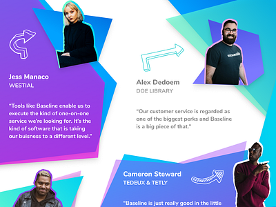 Daily UI 038 - Testimonials