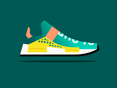 Adidas Pharrell NMD Hu adidas hu adidas nmd adidas nmd hu adidas pharrell nmd fashion footwear hu illustration nmd nmd hu pharrell pharrell williams shoe sneaker