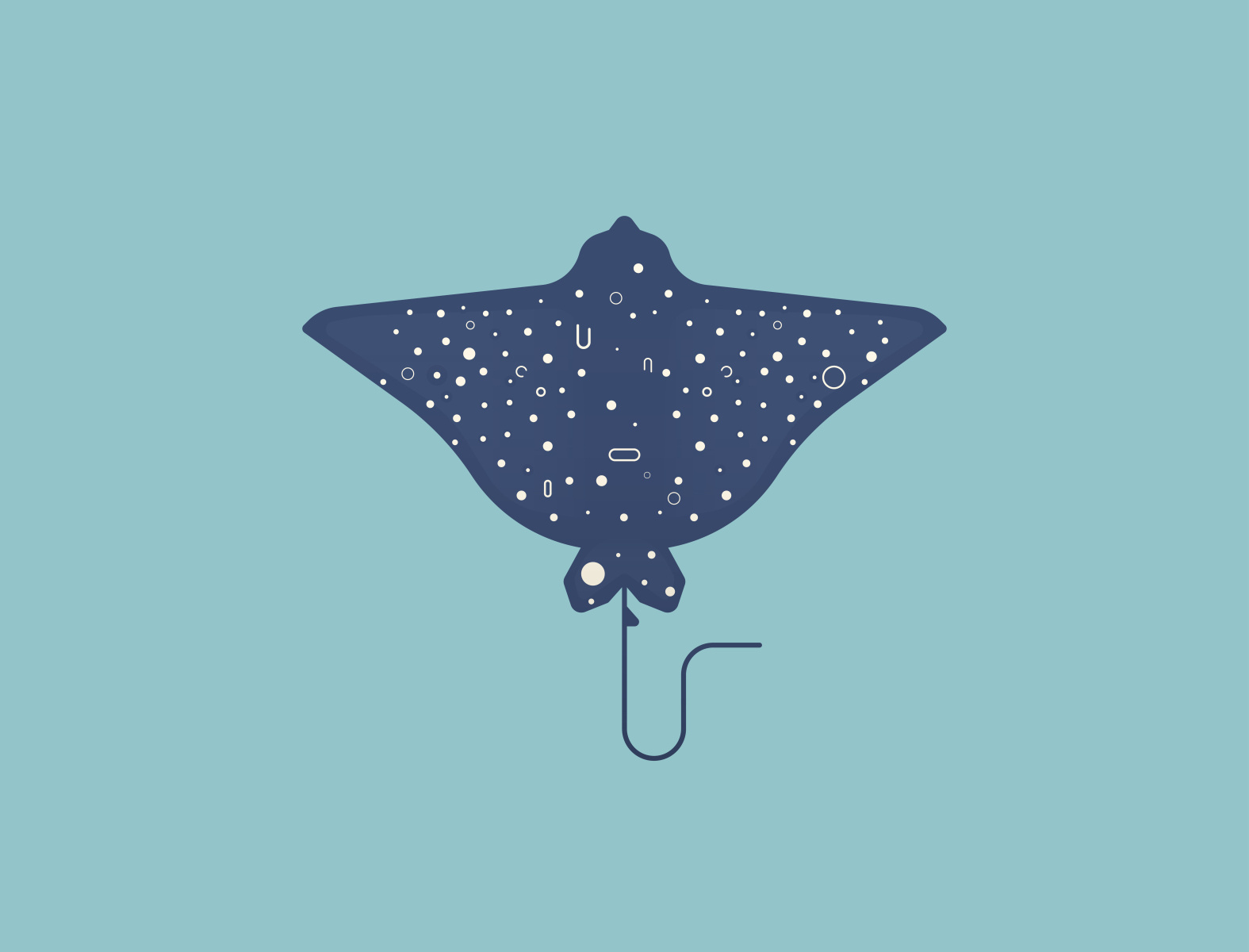 Spotted Eagle Ray by Dawson Little on Dribbble