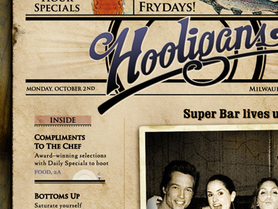 Hooligans Website