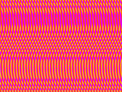 Pink Waves moire psychedelic robert gaszak site design website