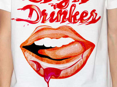 Slurp Society tshirt design branding design fashion fresh lips logo netherlands samjanssen tshirt typography wijchen wine