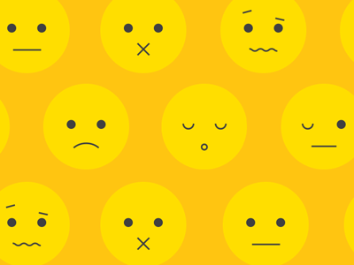 Animated Emoji depression emoji face faces mental health smiley face snooze wake up yellow