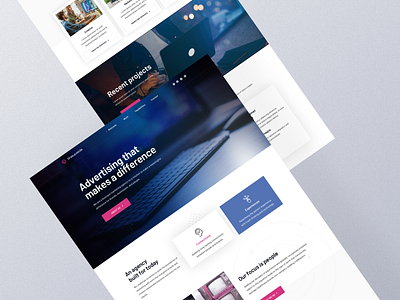 Agency Website Design design ui design web design website