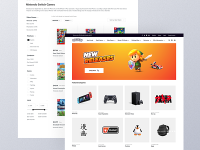 Ecommerce Website & Product Listing Page