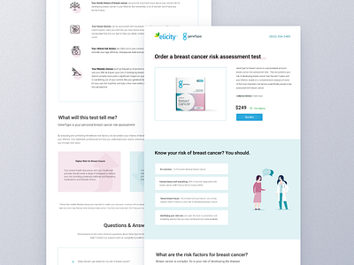 Healthcare Landing Page clean design layout ui ux web design website