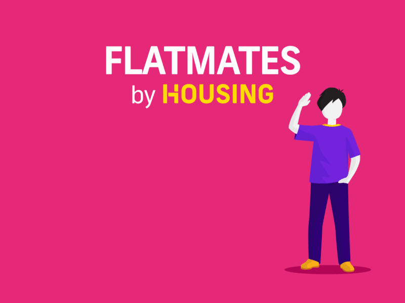 Flatmates Stories app flatmates fun housing illustration marketing pop culture vector
