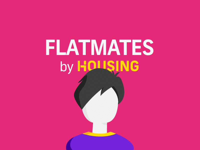 Flatmates Avatars app avatar batman character flatmate housing illustration mobile real estate rent vector