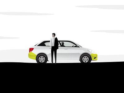 Ola Corporate style experiment app art business corporate illustration ocd ola taxi ui vector web