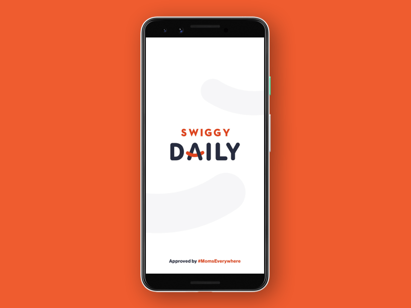 Swiggy Daily- Onboarding with a smile :)