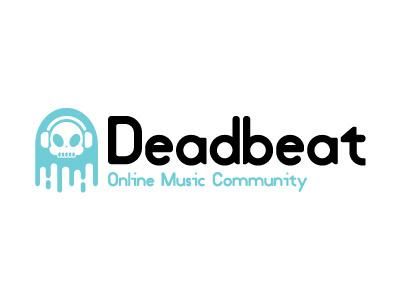Thirty Logos - #23 Deadbeat 23 blue brand branding challenge deadbeat design graphic design logo logo a day logo design thirtylogos
