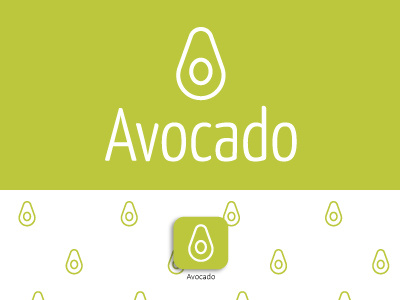 Thirty Logos - #24 Avocado 24 avocado brand branding challenge design graphic design green logo logo a day logo design thirtylogos
