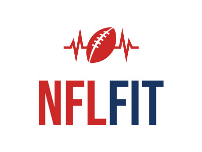 Thirty Logos - #27 NFL FIT 27 blu brand branding challenge design graphic design logo logo a day logo design red thirtylogos