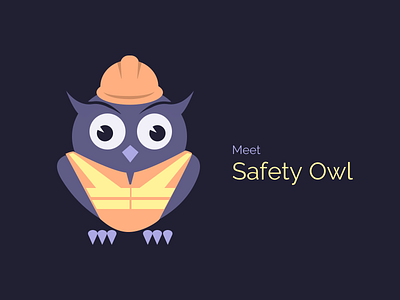 Safety Owl - Vector Illustration