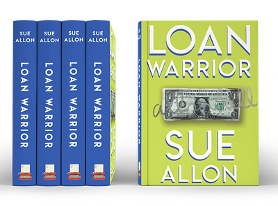 Loan Warrior Book Cover book book art book cover book cover design book cover mockup book design design illustration illustrator lettering