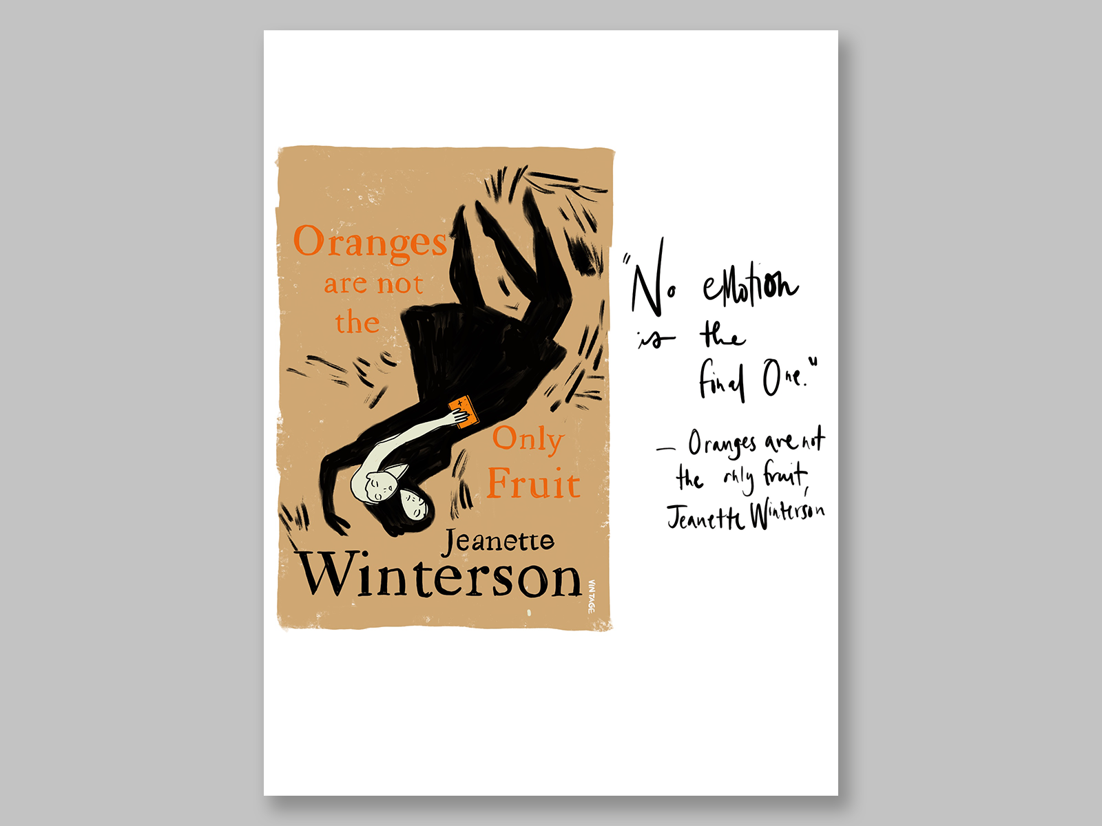 Oranges are not the Only Fruit Illustration by Kateri Kramer on Dribbble