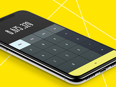 Daily UI #004 - Calculator 004 calculator daily ui design sketch ui