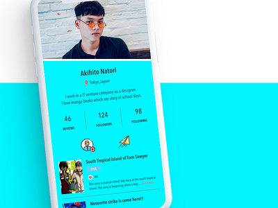 Daily UI 006 - user profile. 006 daily ui design sketch ui user profile