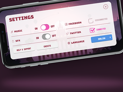 Daily UI 007 - Settings