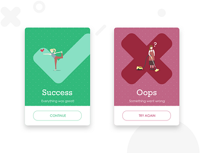 Daily UI Challenge #011 - Flash Message (Success/Error) 011 daily ui design flash message sketch ui