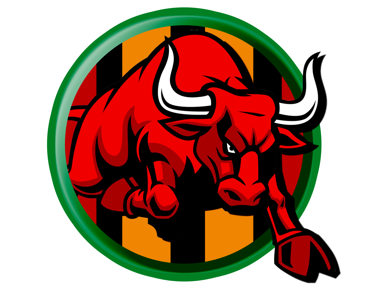 futuristic logo design for Bengaluru Bulls scrum team, with modern font on  Craiyon