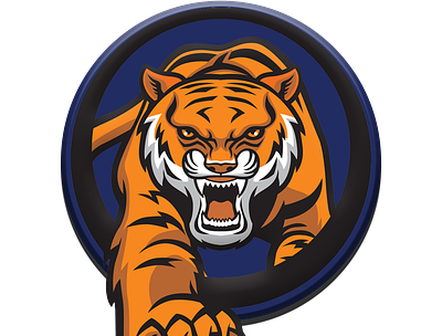 Hubli Tigers team logo app concept creative cricket cricket app cricket logo duggout graphic design icon jiga kpl logo logo design logotype tiger