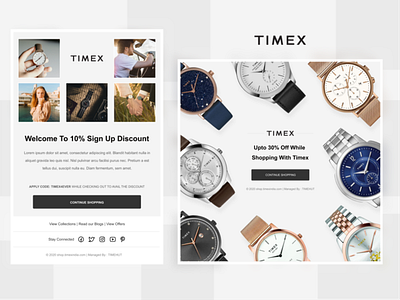 Emailers for Timex