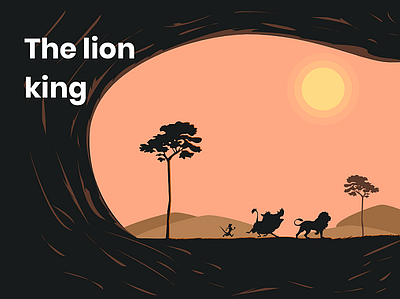 The lion king design illustration vector