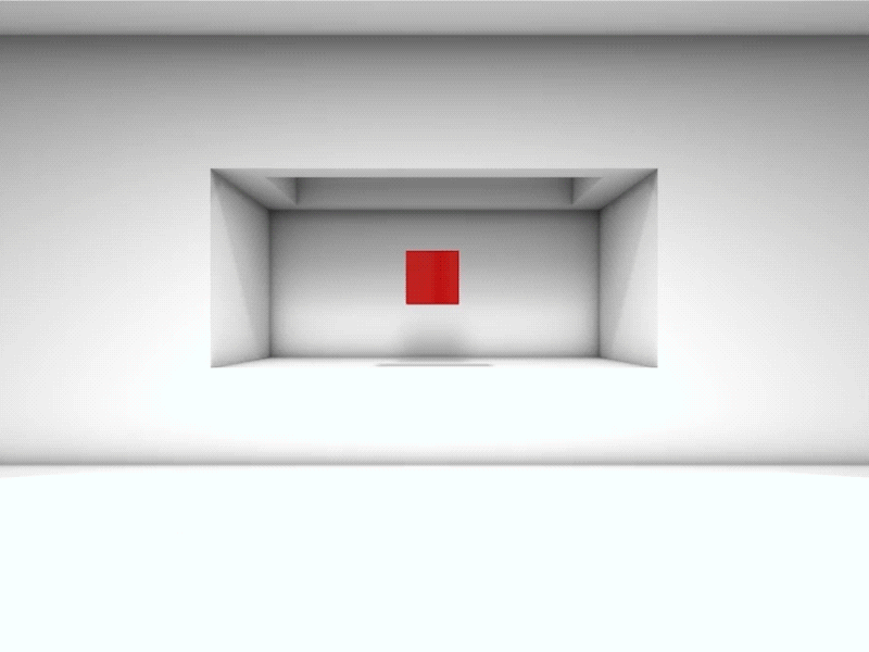 Red Poly Blob animation c4d cinema4d gif low poly lowpoly minimal motion