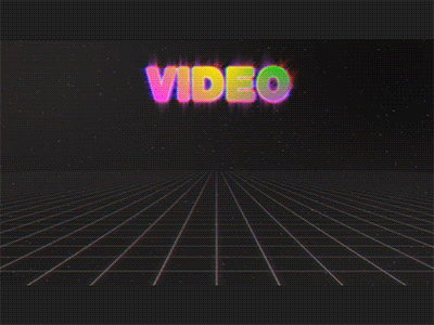 Home Video Entertainment 80s gif motion retro vhs