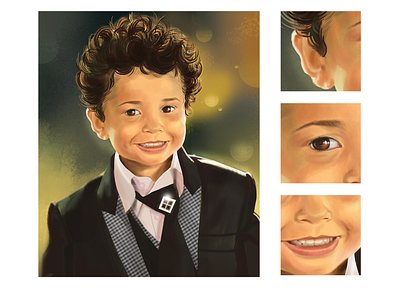 Digital Portrait Art childportrait deigitalart illustration portrait