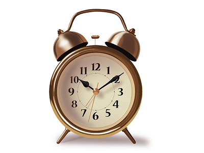 Alarm clock vector art