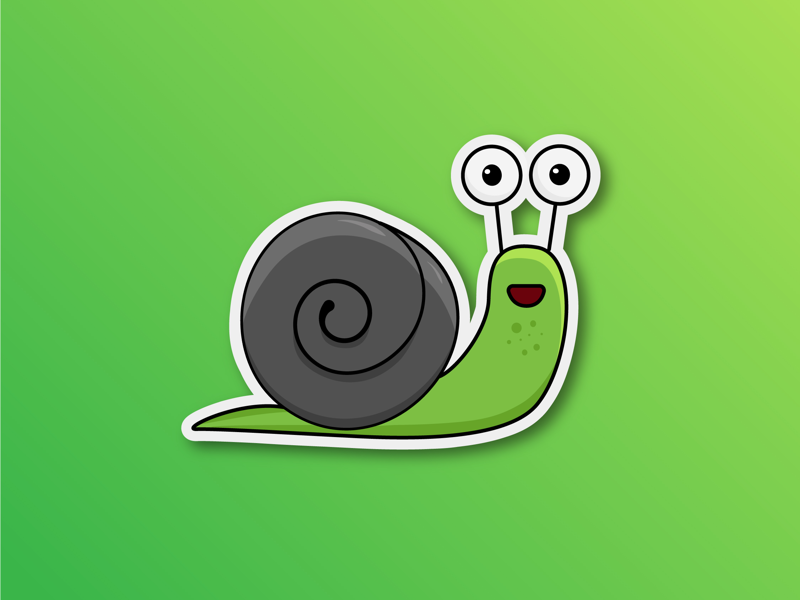 Snail sticker designing graphicdesign illustrations branding art vector stickers