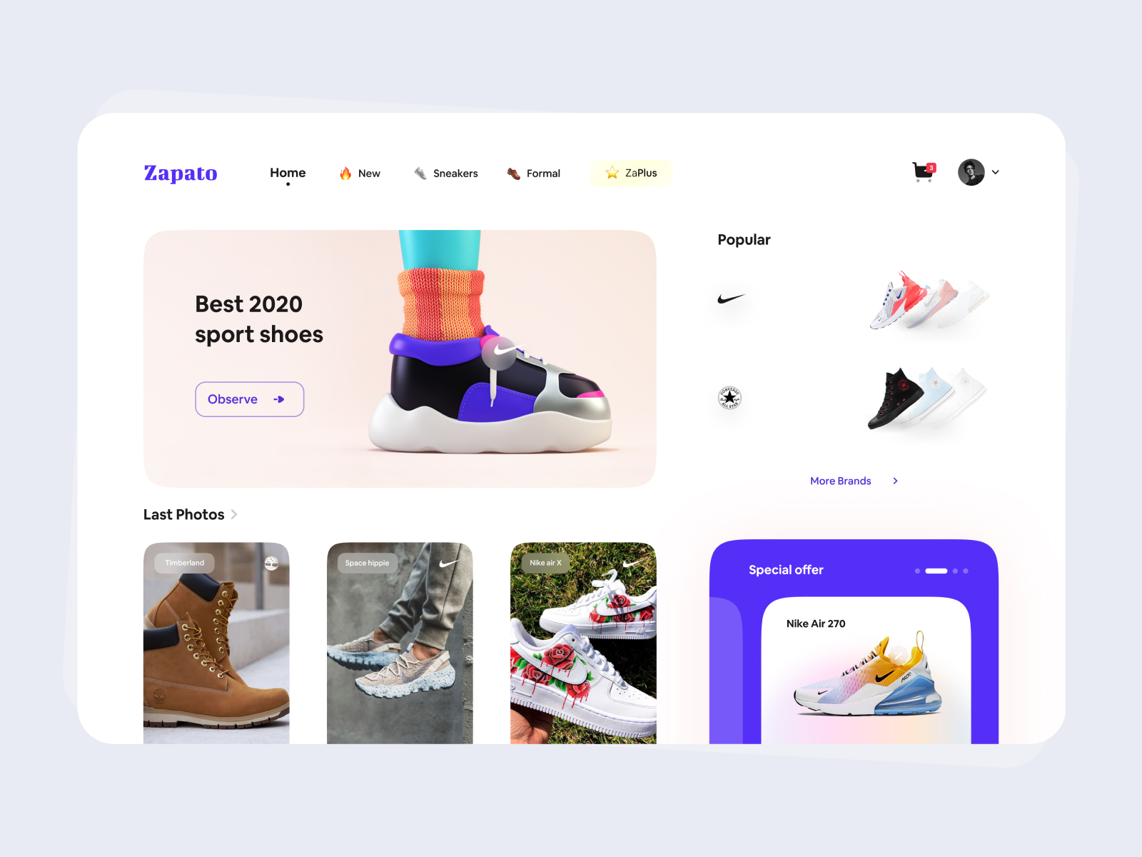 Online Shoes Store By Hesam Mousavi On Dribbble