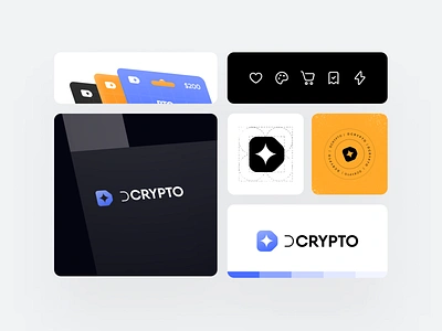 DCRYPTO ⁝ Branding brand design brand guidline brandbook branding crypto branding crypto logo d logo finance branding finance logo glitter logo identity logo logo design minimal logo typography ui ux visual design visual identity