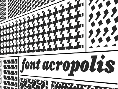 font acropolis typography