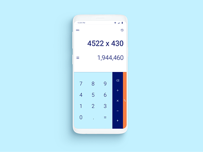 Simple Calculator App - Dailyui Challange #004
