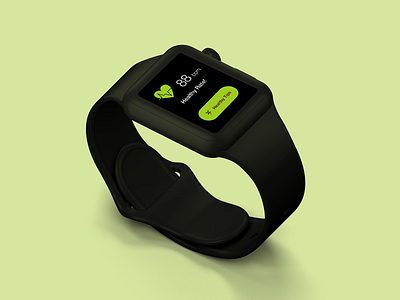 011 Flash Message - DailyUI apple watch apple watch mockup bright colors daily 100 daily 100 challenge daily ui inspiration ingridable interface design smart watch ui