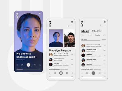 Music Player App app branding dashboard design figma icon interface list logo mobile app music music player payer playlist register typography ui ux vector web