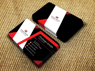Cretive Business Card branding business card business cards business stationery card clean contact card freelance logo minimalist personal simple