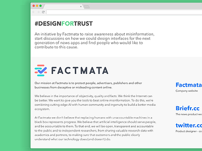 #DesignForTrust community feed news social trust