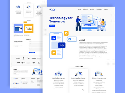 Software Development Agency Landing Page