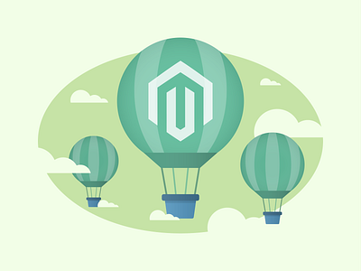 Magento 2 Migration Checklist article ballon blog clouds ecommerce graphic design hot air ballon illustration illustrator magento migration sky technology ui vector