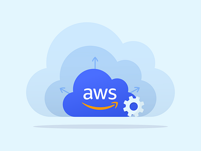 AWS Auto Scaling amazon article aws blog cloud cloud hosting design ecommerce graphic design hosting illustration illustrator magento scaling server technology ui vector