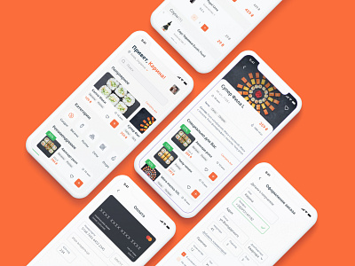 Sushi app design