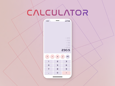 Calculator app application calculator concept gradient klimenkoweb minimalistic mobile mobile app nasa technology ui ux viktor klimenko viktor klymenko visual
